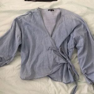 Charlotte Russe Wrap Top